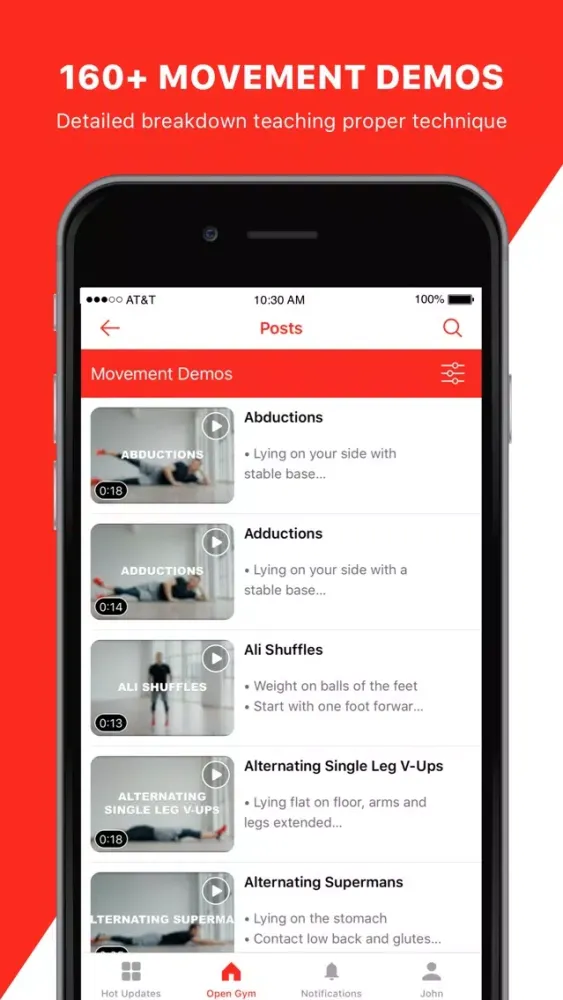 Capturas de pantalla de Open Gym: Training Programs