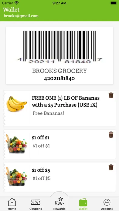 Brooks Grocery Rewards स्क्रीनशॉट
