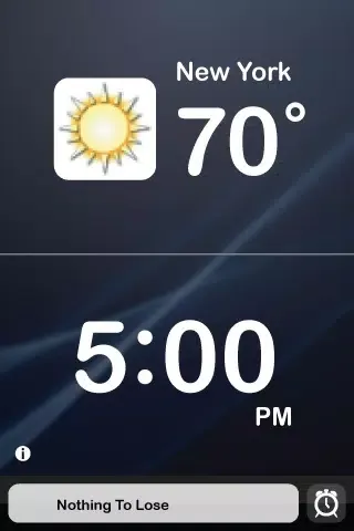 Brookstone Flip Alarm Clock Screenshots