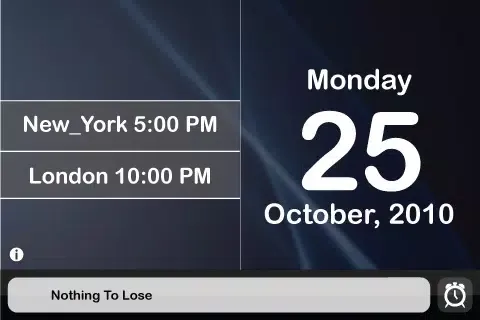 Brookstone Flip Alarm Clock Screenshots