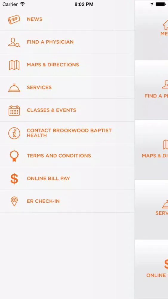 Ảnh chụp màn hình của Brookwood Baptist Health