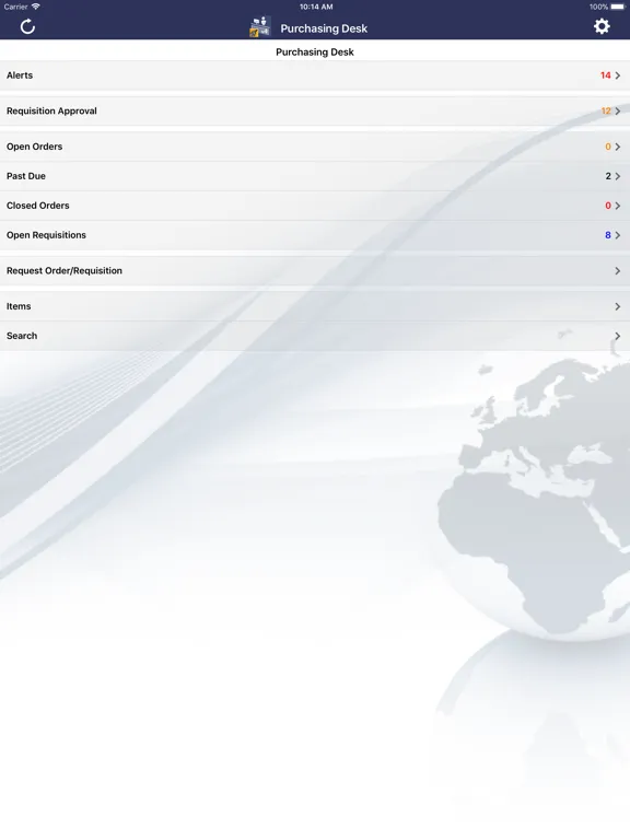 Screenshot di Purchasing Desk 4 iPad 