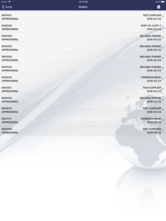 Screenshot di Purchasing Desk 4 iPad 