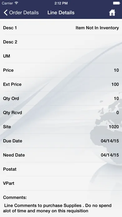 Screenshot di Purchasing Desk 4