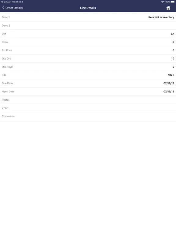 Capturas de tela do Purchasing Desk 7 iPad 
