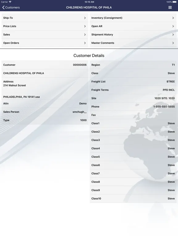 Sales Desk 6 iPad  스크린샷