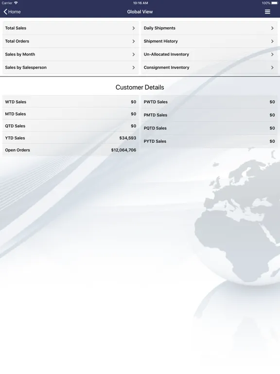 Sales Desk 6 iPad  스크린샷
