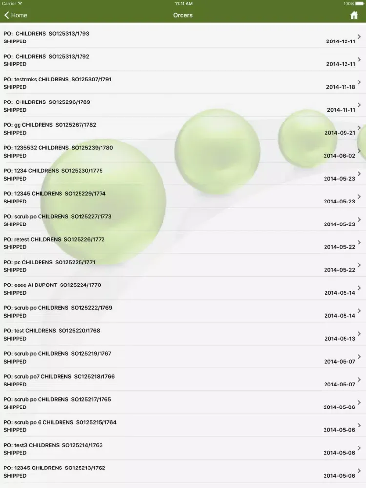 Capturas de pantalla de Osiris Order Desk 4 iPad 