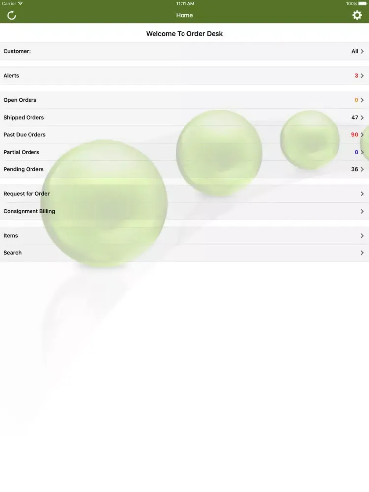 Capturas de pantalla de Osiris Order Desk 4 iPad 