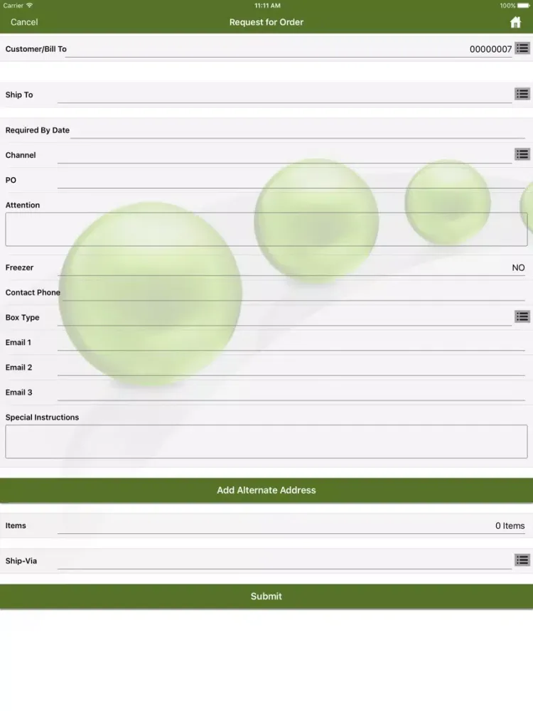 Capturas de pantalla de Osiris Order Desk 4 iPad 