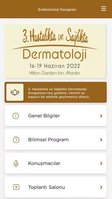 ภาพหน้าจอของ Dermatoloji Kongresi 2022