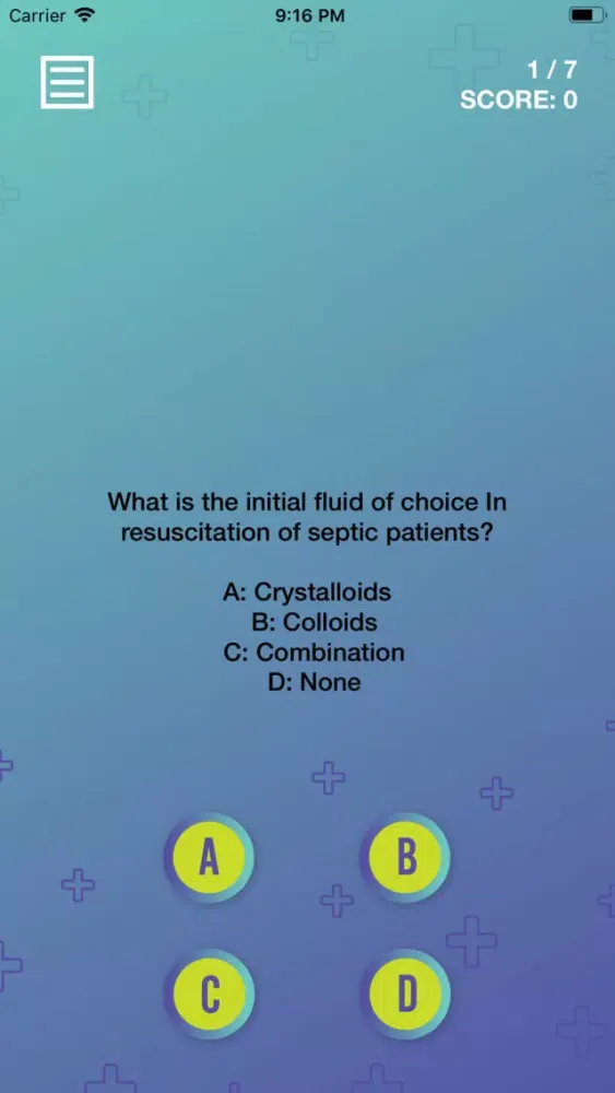 Sepsis Quiz سکرین شاٹس