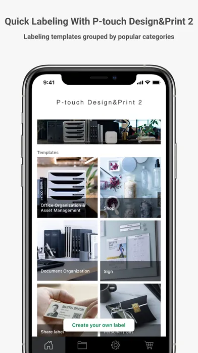 Brother P-touch Design&Print 2 سکرین شاٹس