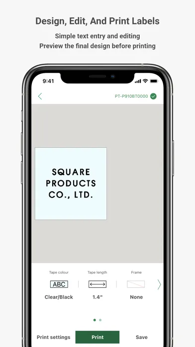 Brother P-touch Design&Print 2 سکرین شاٹس