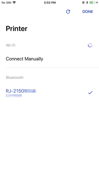 Ảnh chụp màn hình của Brother Mobile Deploy