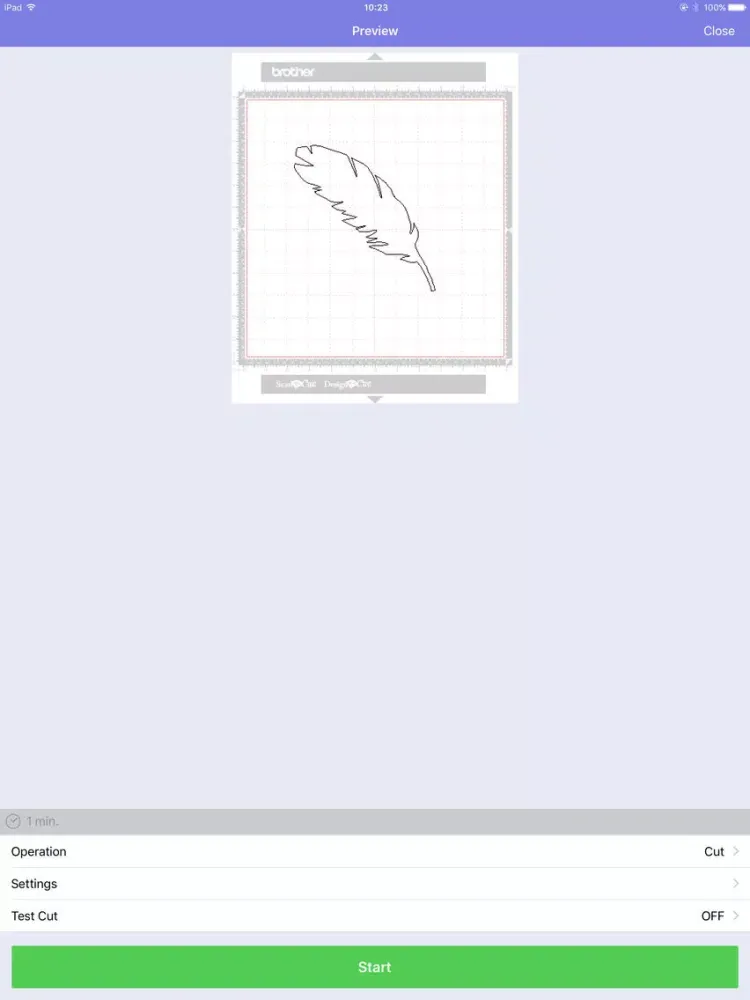 Brother DesignNCut Manager iPad  Screenshots