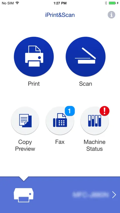 Brother iPrint&Scan Ekran Görüntüleri