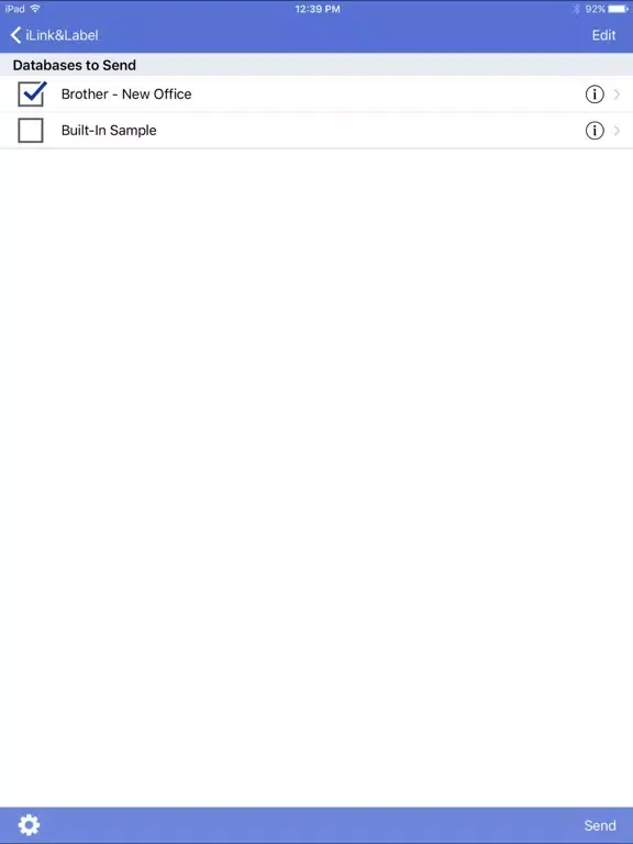 Screenshot di Brother iLink&Label iPad 