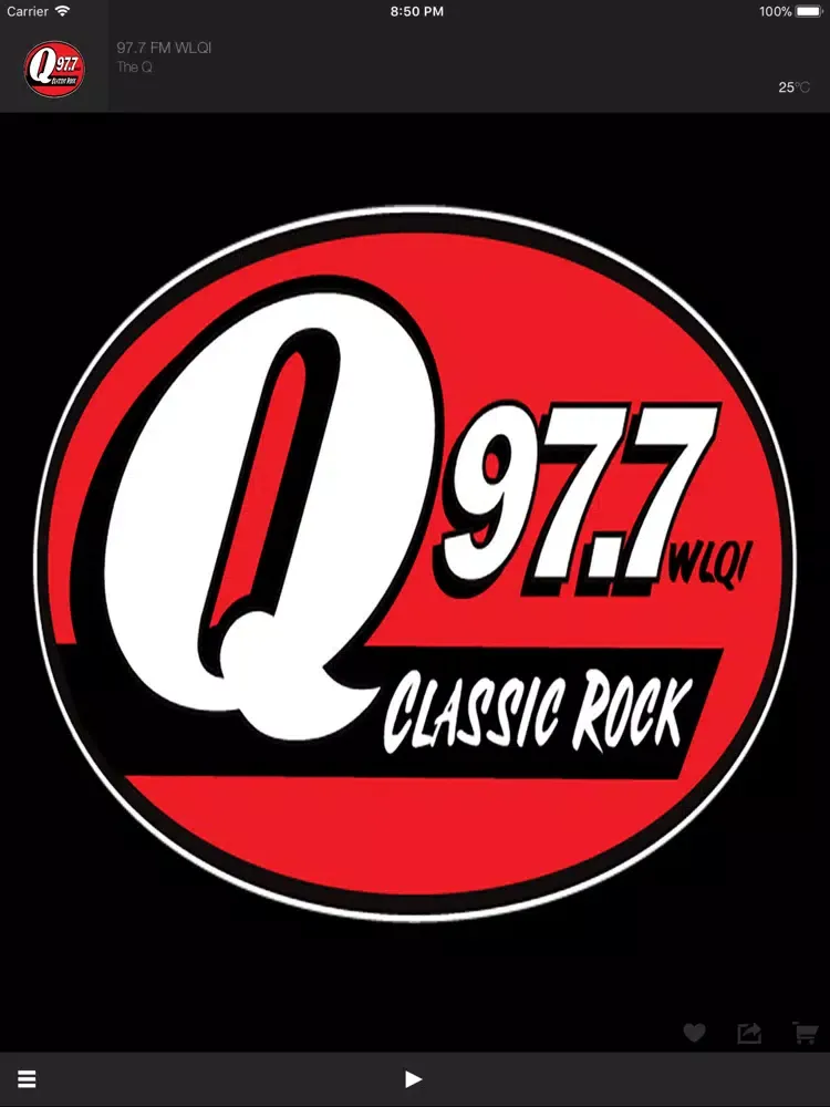 Captures d'écran de WLQI 977 FM, THEQ iPad 