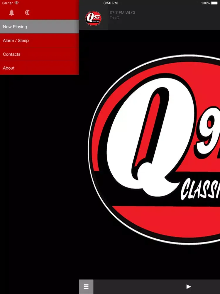 Captures d'écran de WLQI 977 FM, THEQ iPad 