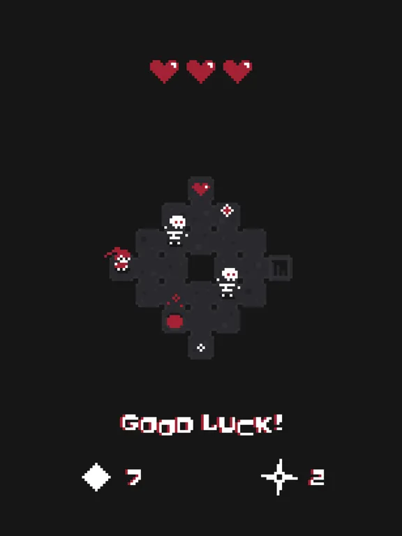 Red Hearts - Tiny Dungeon Crawler iPad  سکرین شاٹس