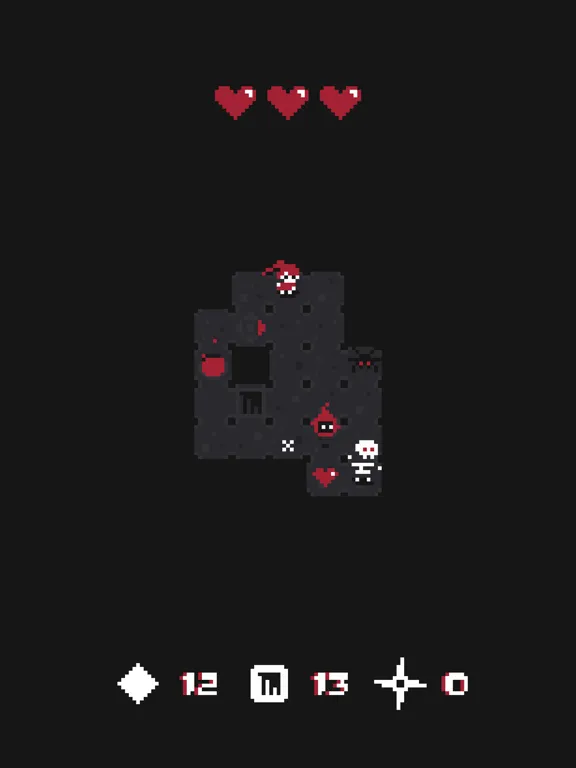 Red Hearts - Tiny Dungeon Crawler iPad  سکرین شاٹس
