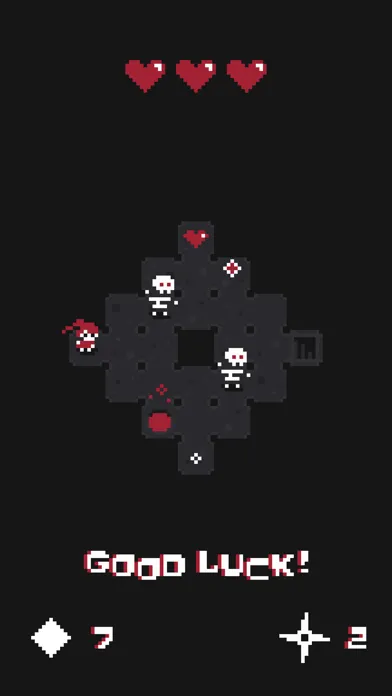 Red Hearts - Tiny Dungeon Crawler سکرین شاٹس