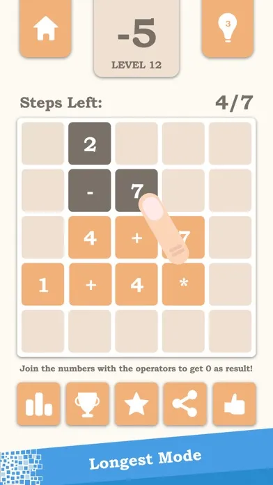 Tangkapan layar Zerominator - Math Puzzle