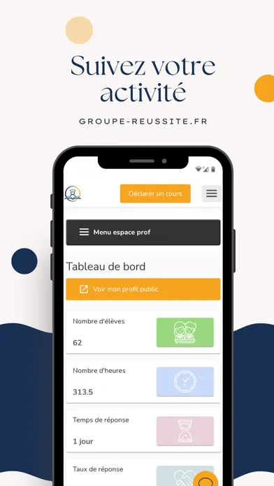 Groupe Réussite: Cours & Stage Screenshots