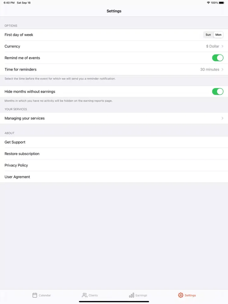 EasyPlan - Clients and Revenue iPad  سکرین شاٹس