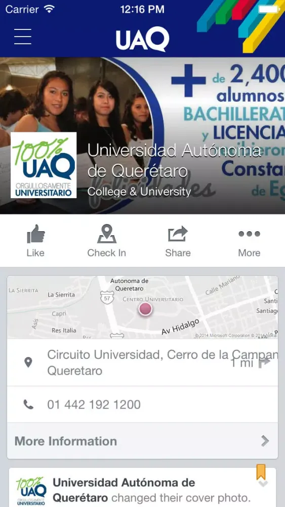 Capturas de tela do Agenda UAQ