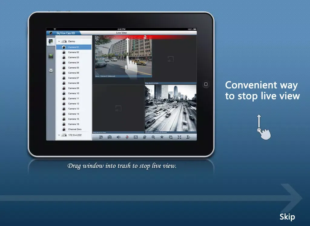 Zrzuty ekranu SkyView Cam HD iPad 