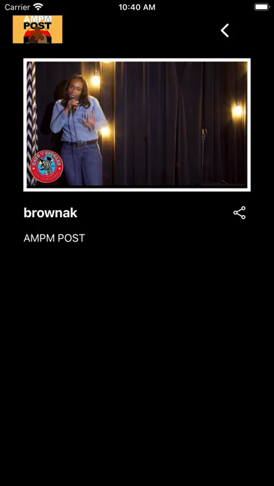 Capturas de tela do AMPM POST