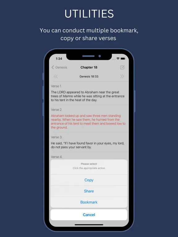Holy Bible KJV Offline iPad  سکرین شاٹس