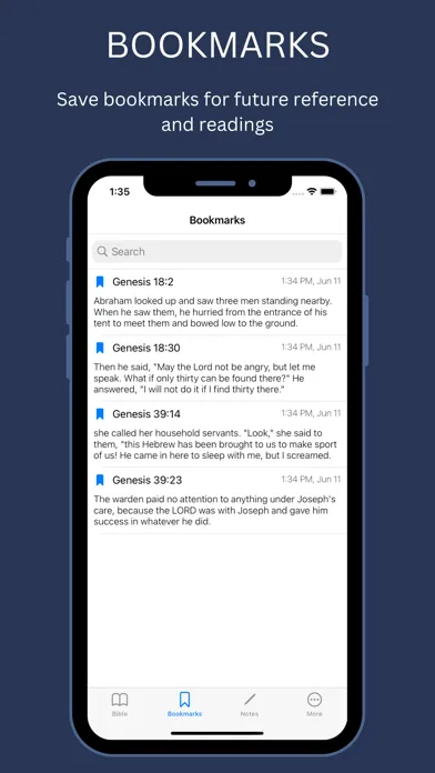 Holy Bible KJV Offline سکرین شاٹس