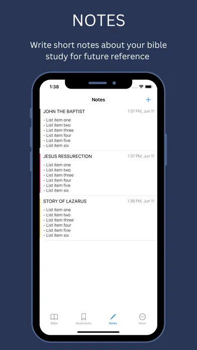 Holy Bible KJV Offline سکرین شاٹس