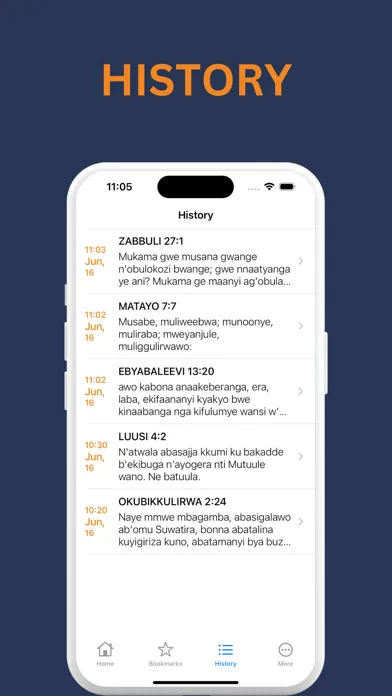 Capturas de pantalla de Baibuli y'Oluganda | Luganda