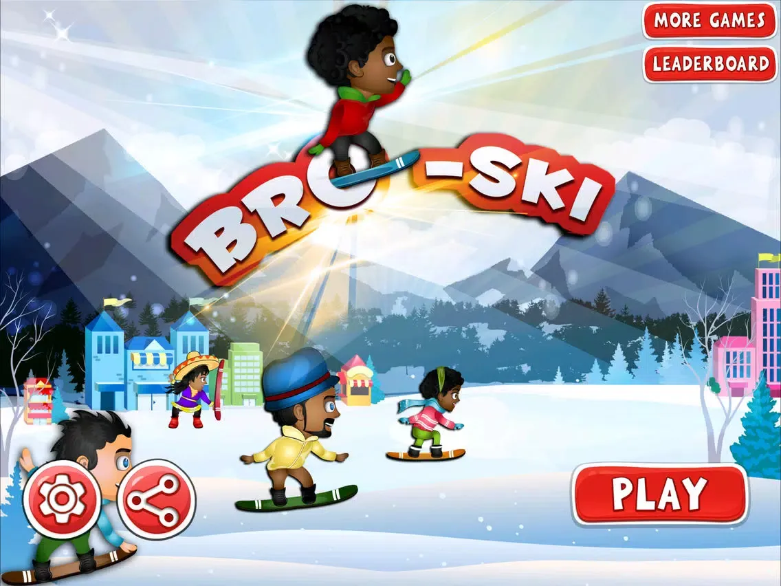 Screenshot di Bro-Ski iPad 