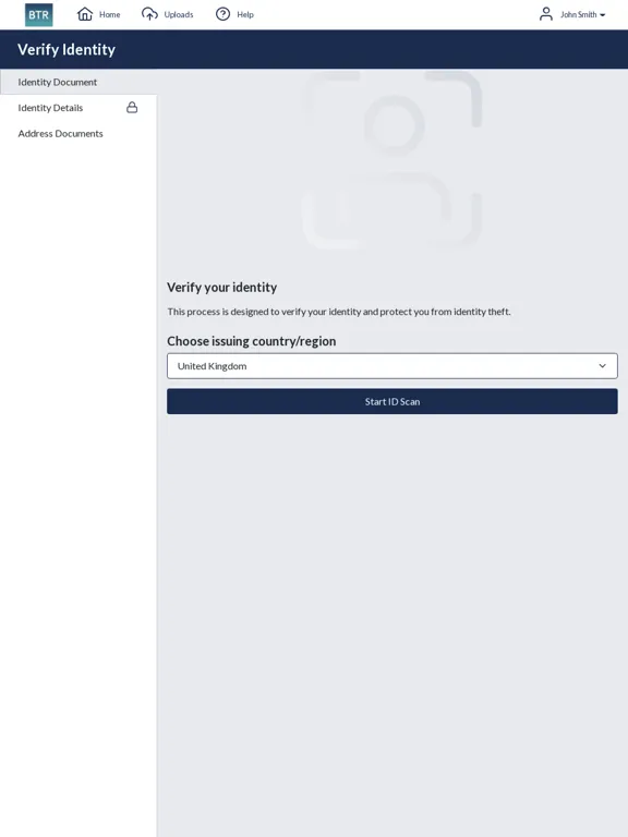 ภาพหน้าจอของ BTR Solicitors iPad 