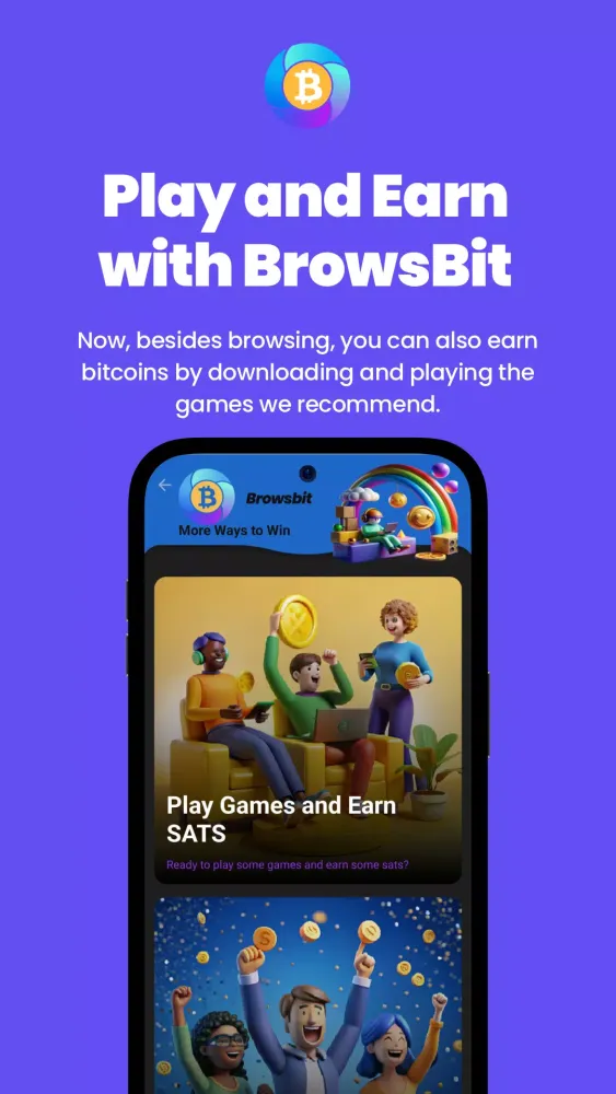 Tangkapan skrin BrowsBit: Browse and Earn BTC