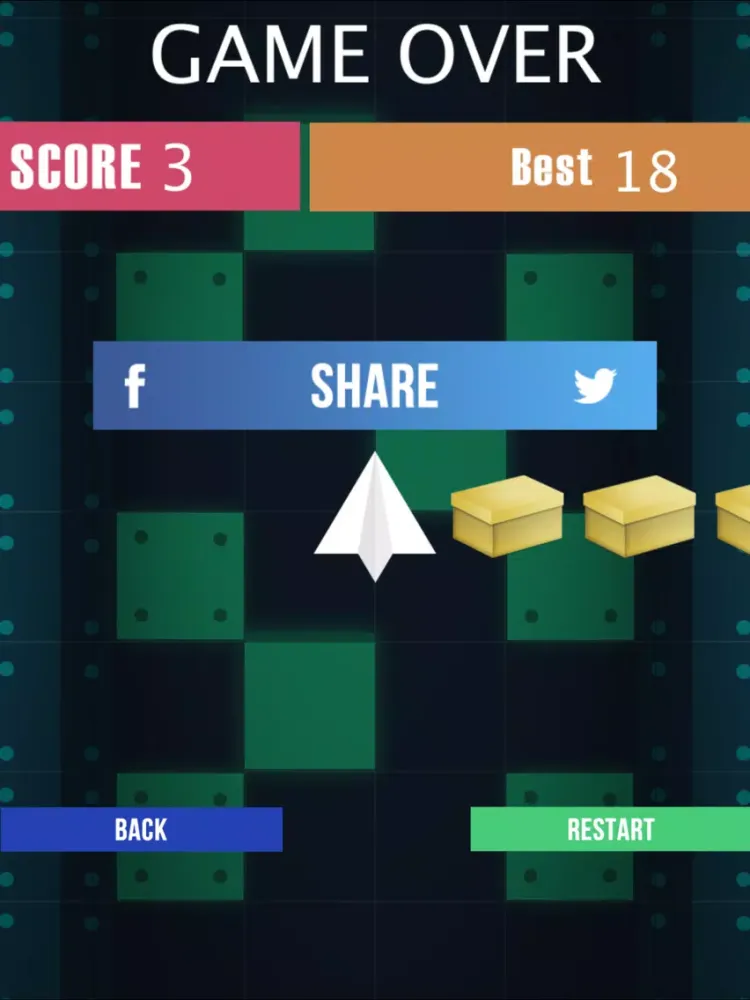 Capturas de pantalla de Paper planes infinite tap game iPad 