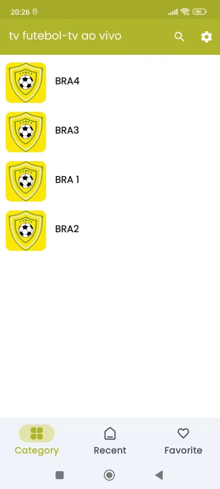 Screenshot di tv futebol-tv ao vivo