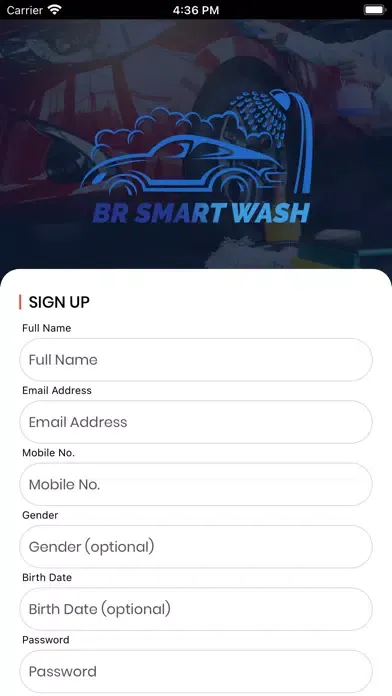 Capturas de pantalla de Smartcarwash Customer