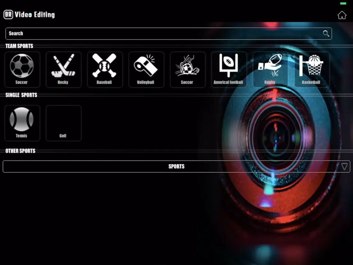 Tangkapan layar BR-VideoEditing iPad 