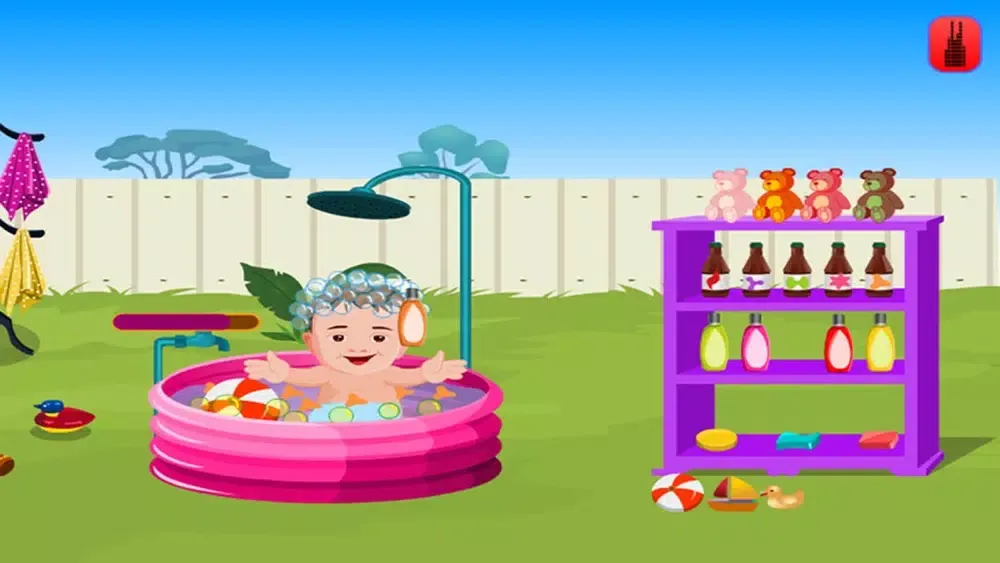 Ảnh chụp màn hình của Baby Bathing Free