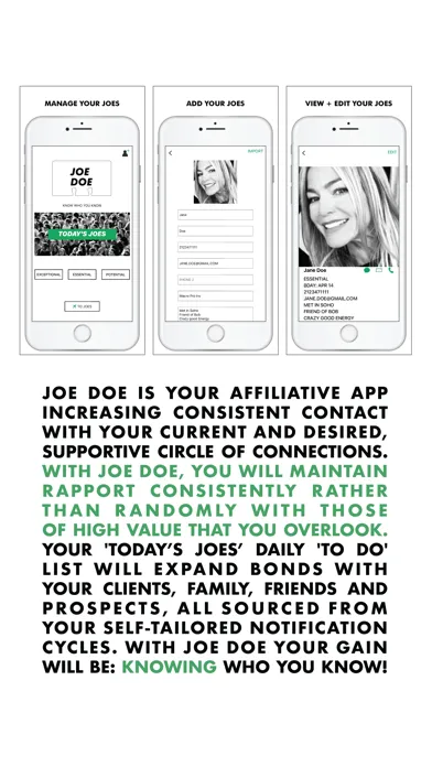 JOE DOE 스크린샷