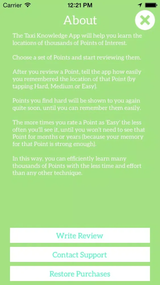 Taxi Knowledge Pointing: Learn Knowledge Points faster and with less effort than any other technique 스크린샷