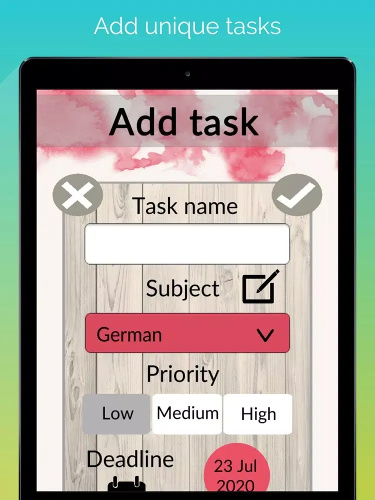 Student Homework Manager iPad  Screenshots