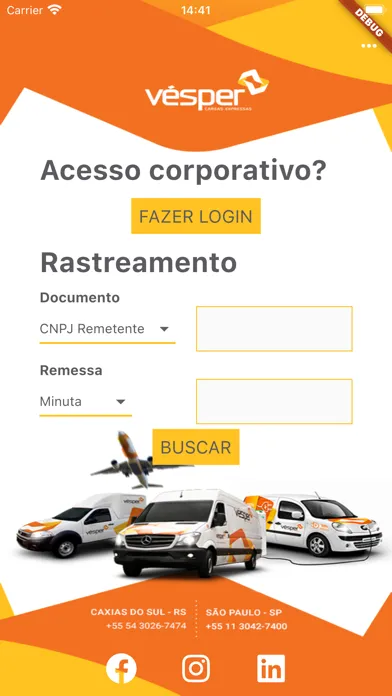 Zrzuty ekranu Vésper Cargas