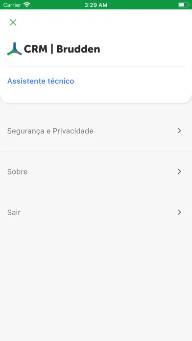 Captures d'écran de CRM - Assistente Técnico